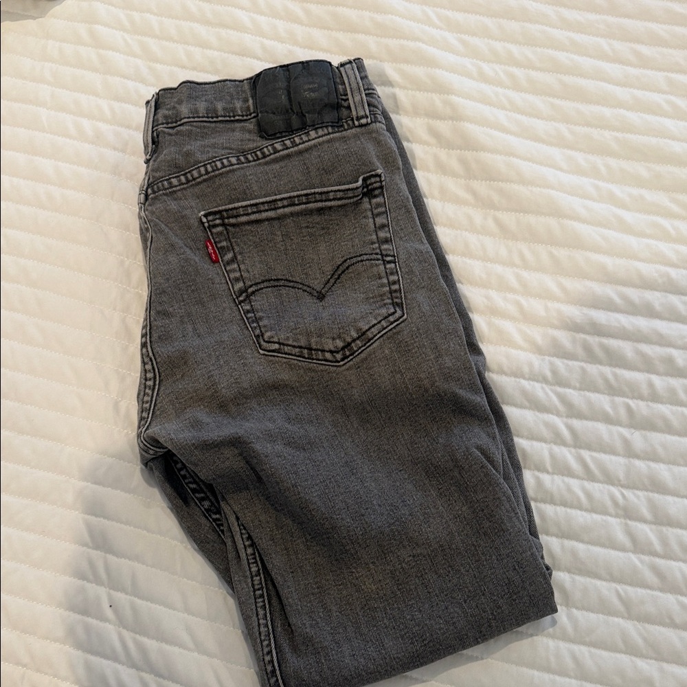Levi's Men's Gray Straight Jeans